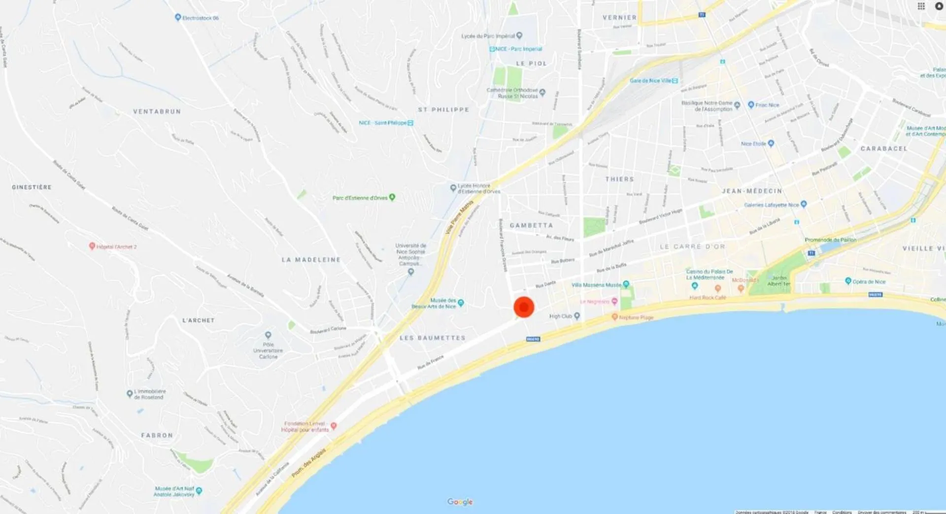 A 2 Pas De La Plage - Centre - Wifi - Climatisation - Tram Nice France